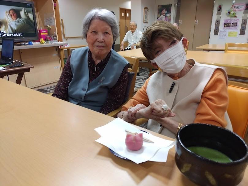 春のお茶会♪「和菓子と抹茶」