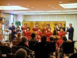 [施設の日常・イベント]「武蔵の里・お通笛の会」による「篠笛コンサート」。篠笛の音色に癒されました。

