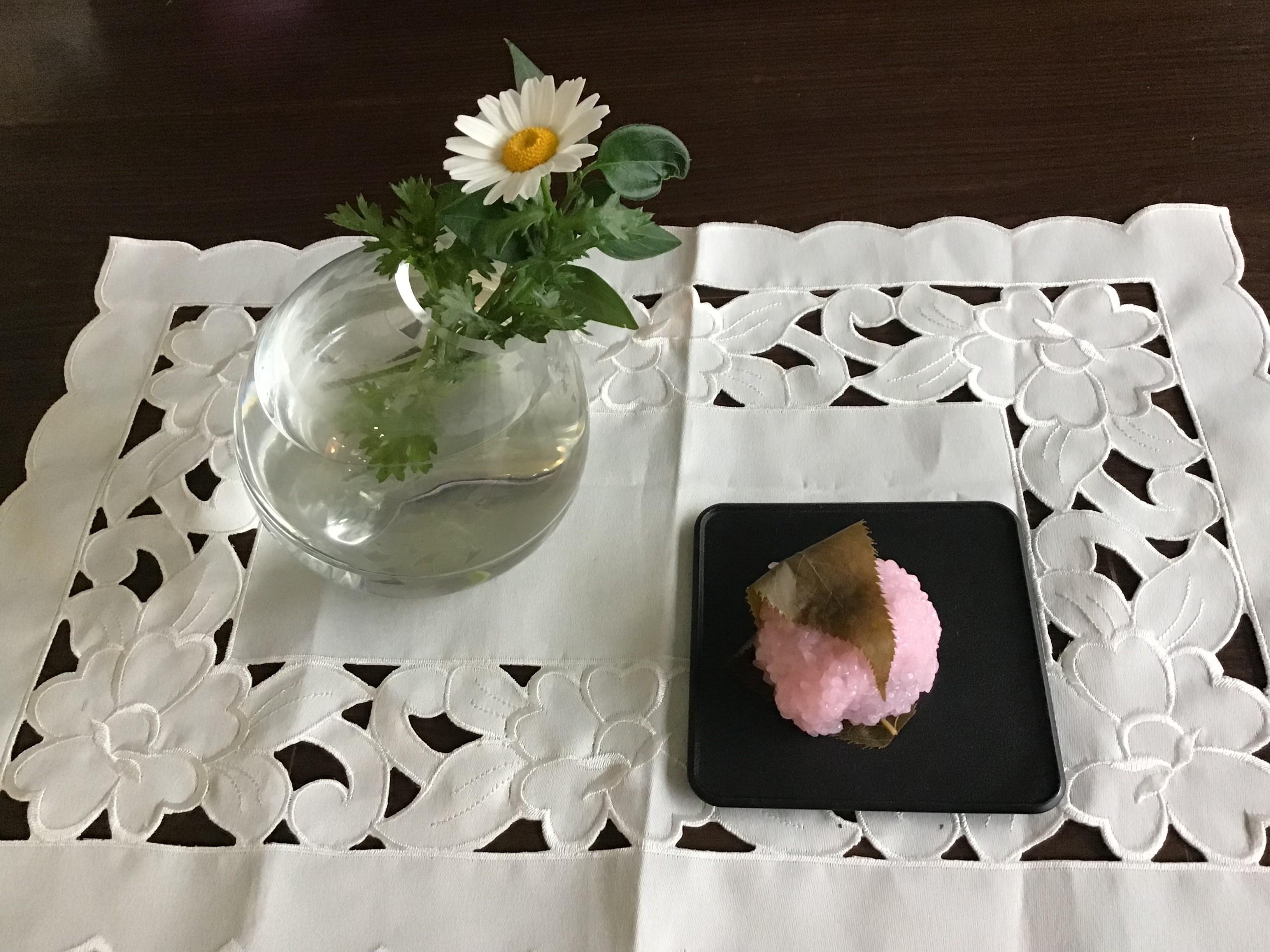 手作りの桜餅