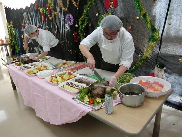 イベント食バイキングの様子