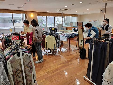 訪問デパートで春の装い♪
