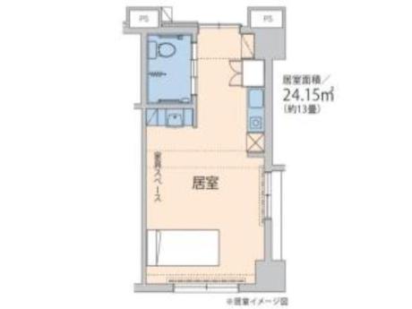 居室平面図（標準24平米）