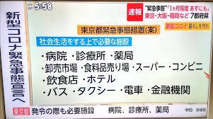 緊急事態宣言とは