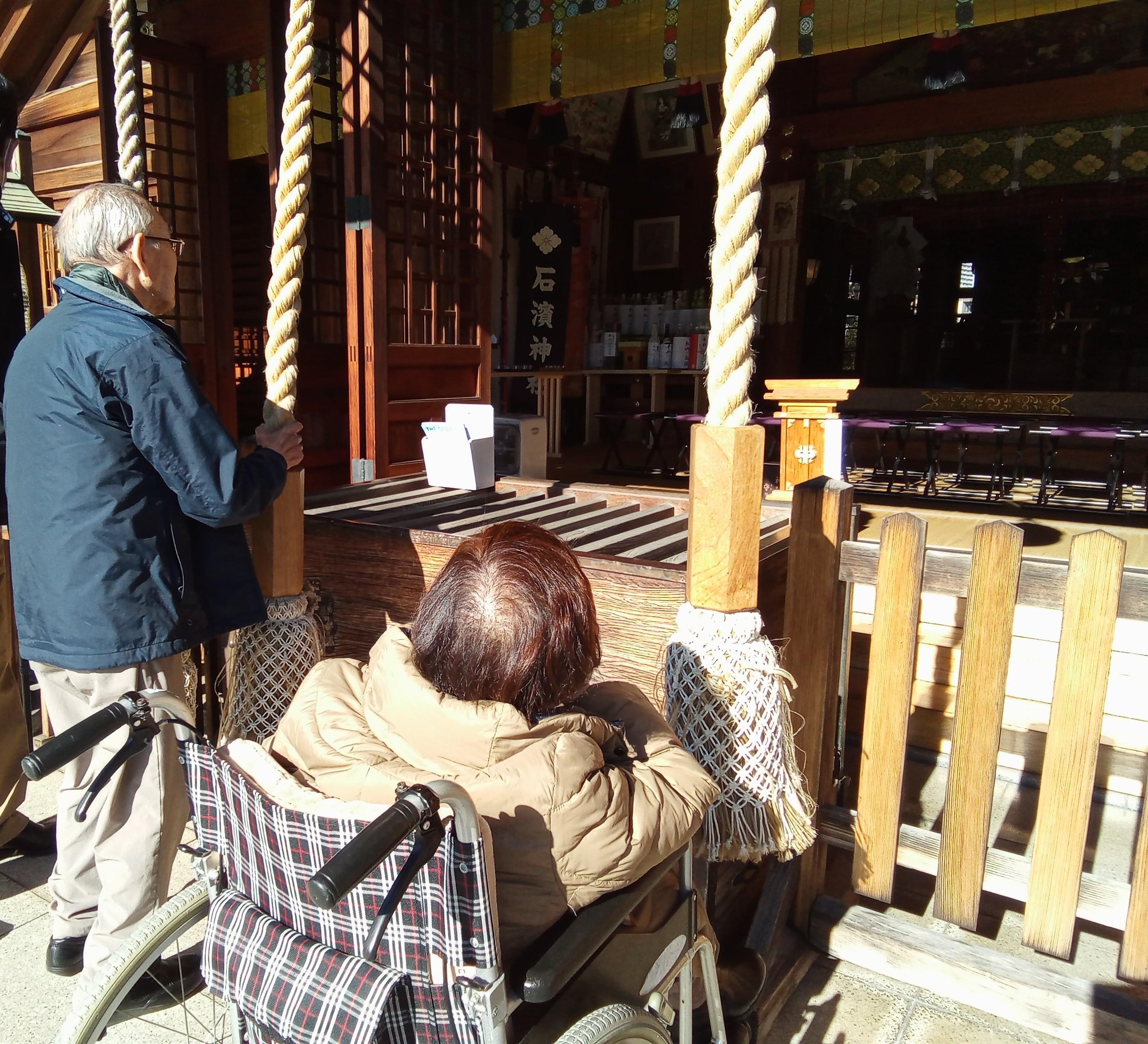 石浜神社に初詣へ