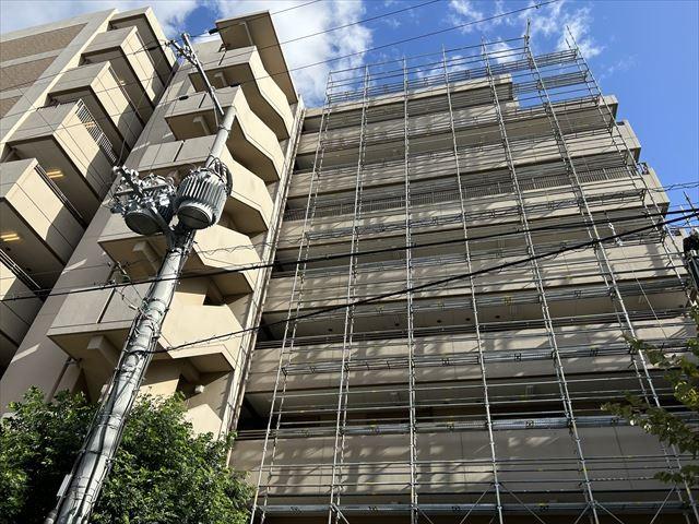 これからも安全・安心♪外壁改修工事スタート