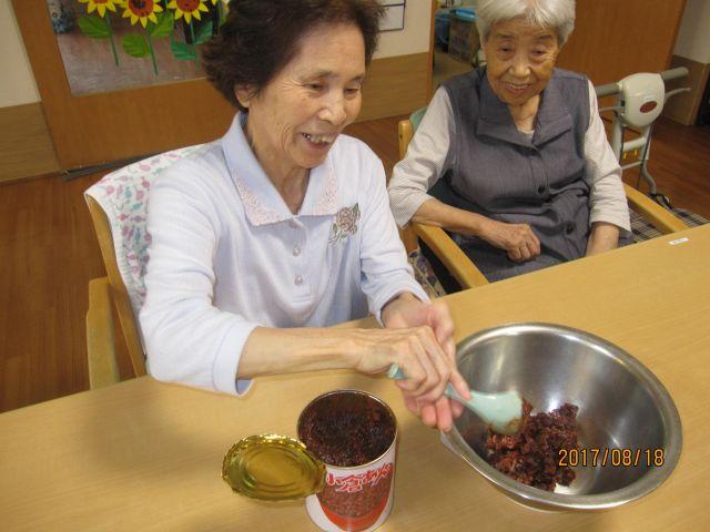 8月18日　水ようかんを作りました