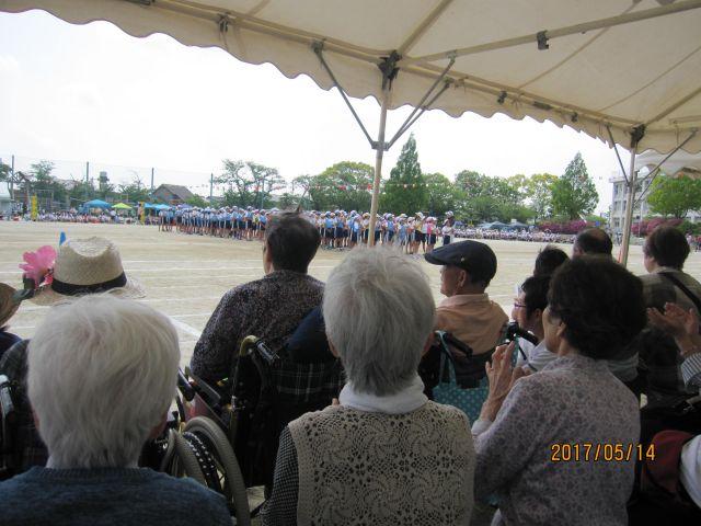 5月14日　青木小学校の運動会へ