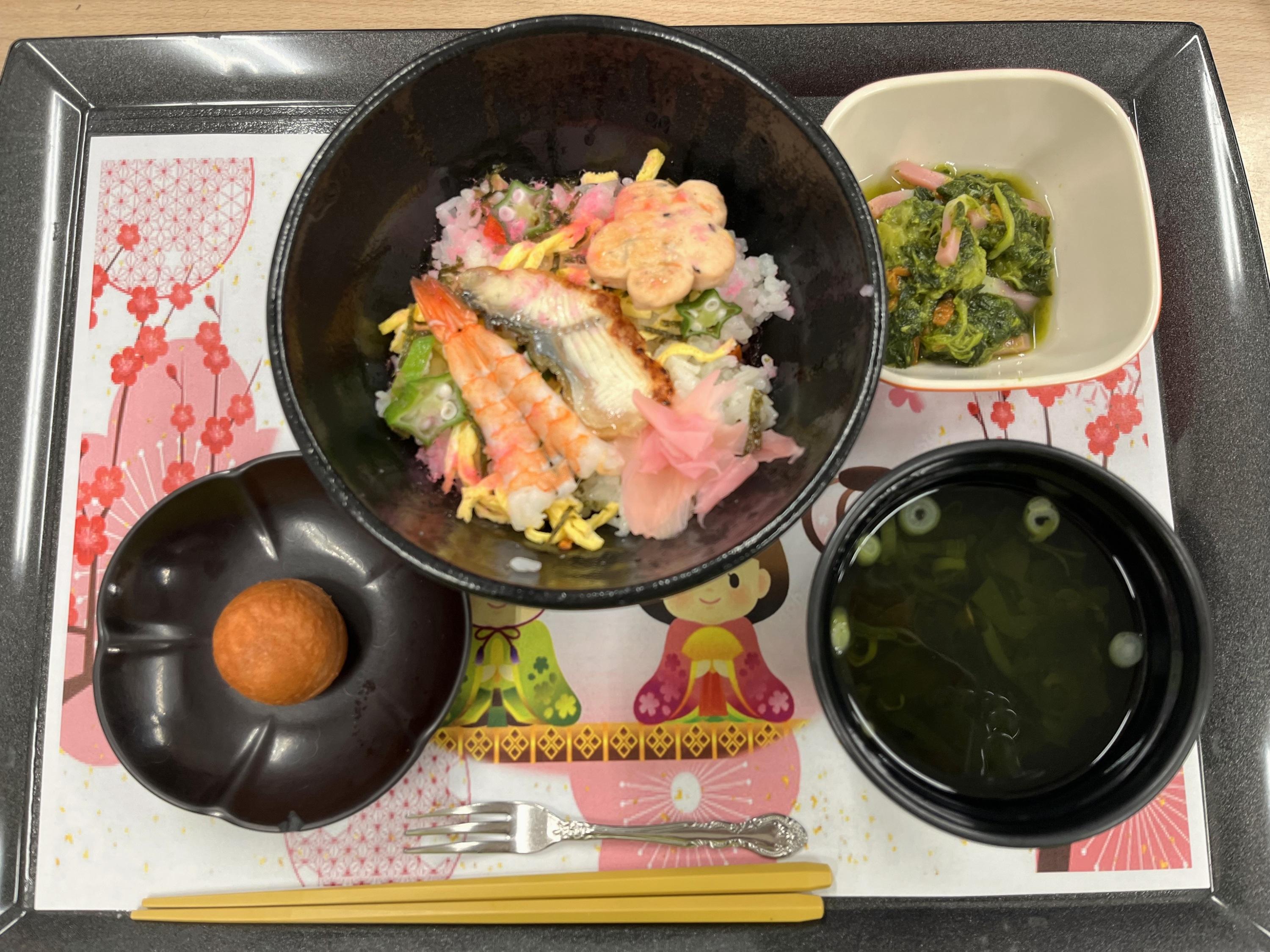 食事(ひな祭り食)