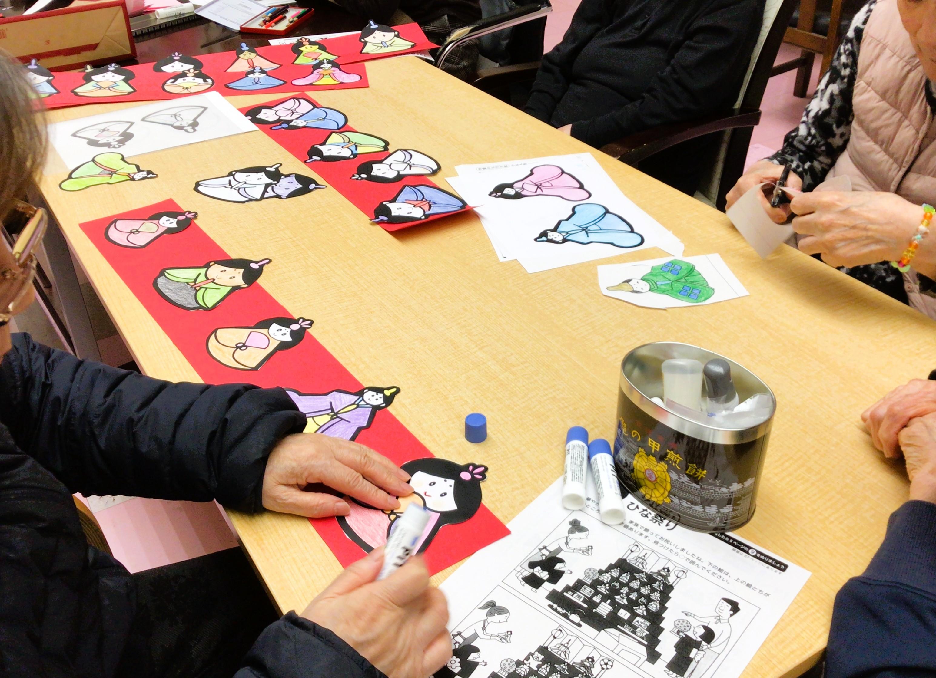 【ひなまつりイベントを開催しました】