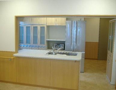 食堂のキッチン