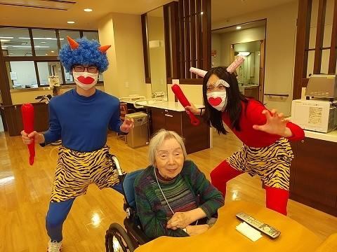 「節分の日 豆まき」