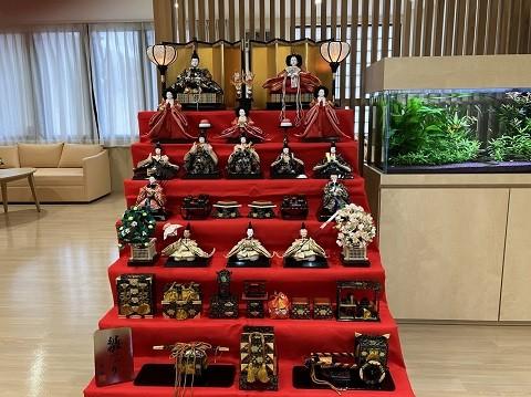 今年も「ひな人形」飾りました！