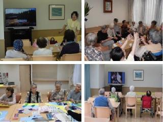 [施設の日常・イベント]映画鑑賞・茶話会などお好きな活動に参加いただけます。※現在はコロナウィルスの影響により中止しています