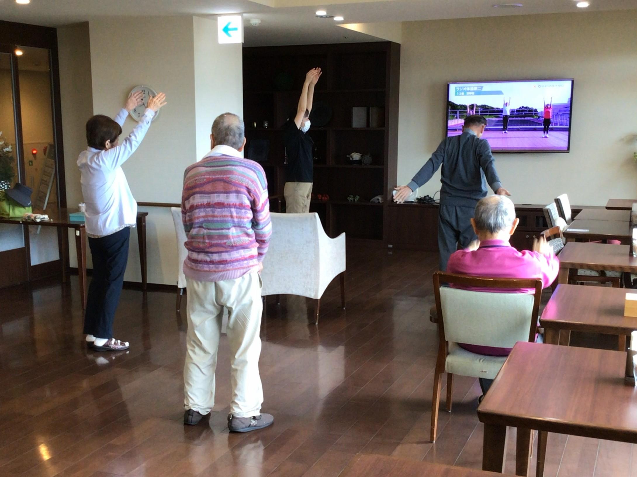 朝のラジオ体操