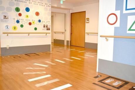 3F廊下リハビリスペース