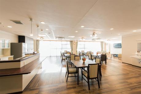 2Fリビングルーム兼食堂兼機能訓練室