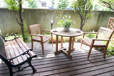 1Fウッドデッキテラス