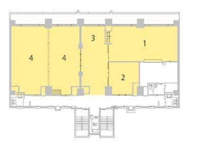 共有スペース間取り図（フロア2階）