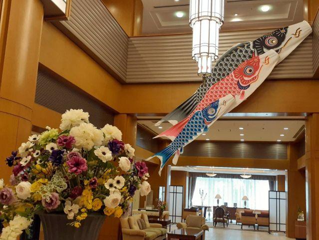 エレガリオの鯉のぼり?