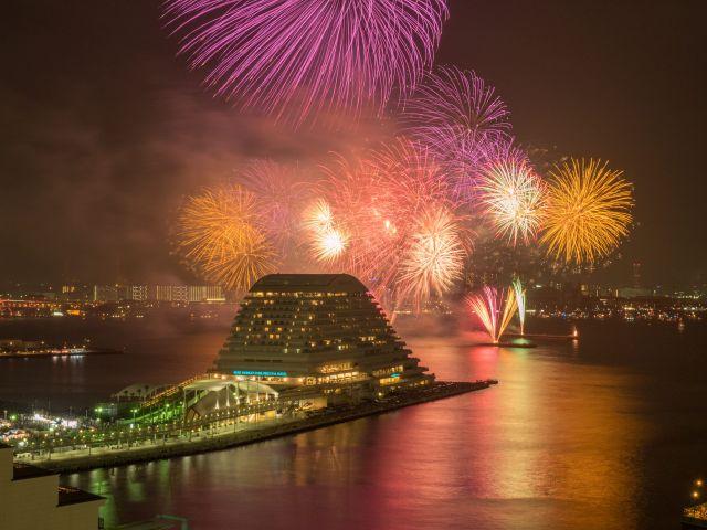 神戸花火?今年は秋に10分ずつ5日間、平日限定で開催?