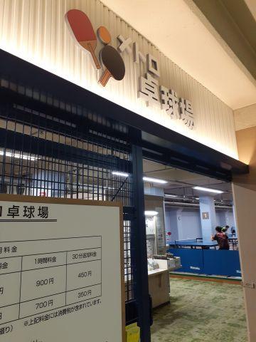 地下商店街「メトロ神戸」にある「メトロ卓球場」に行ってきた?