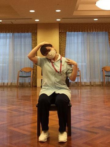 理学療法士による健康体操～首の体操～