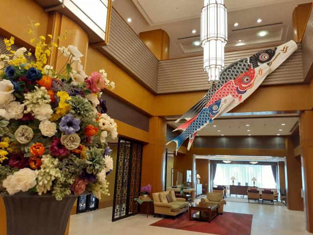 やねより～たかい～こいのぼり～♪エレガリオ神戸の鯉のぼり?