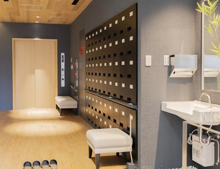 エントランスホール・下足コーナー