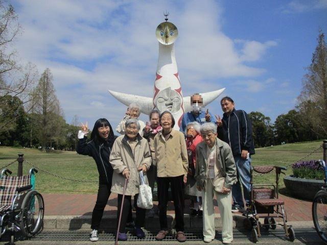 万博記念公園へお花見外出
