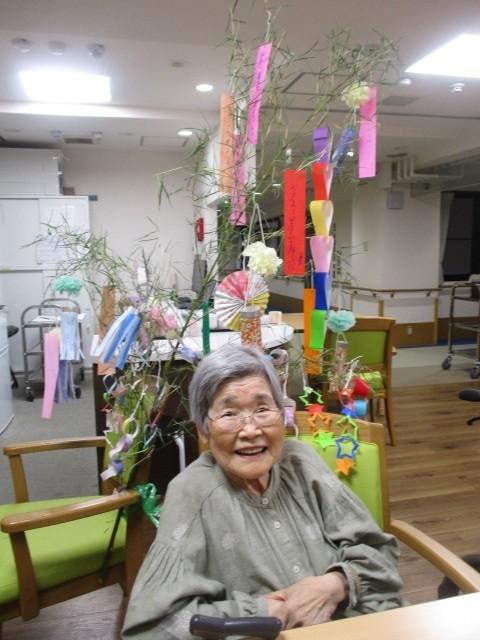 七夕の日、キラキラゼリーを召し上がりました♪