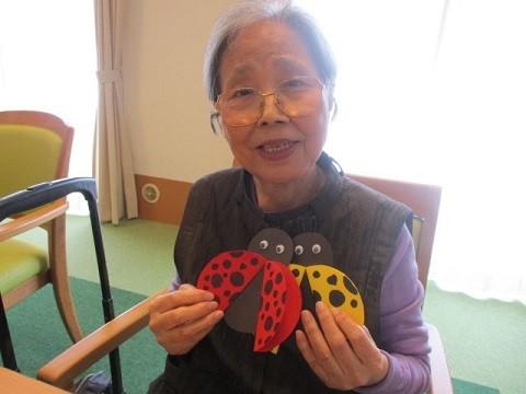 幸せのシンボル♪てんとう虫のクラフト♪