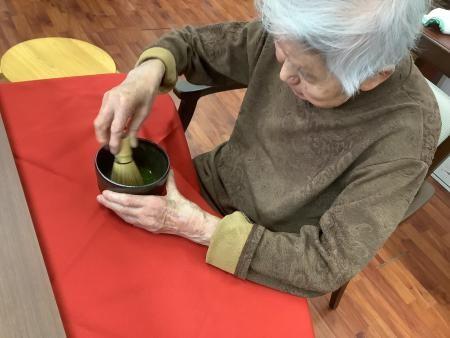 お抹茶会①