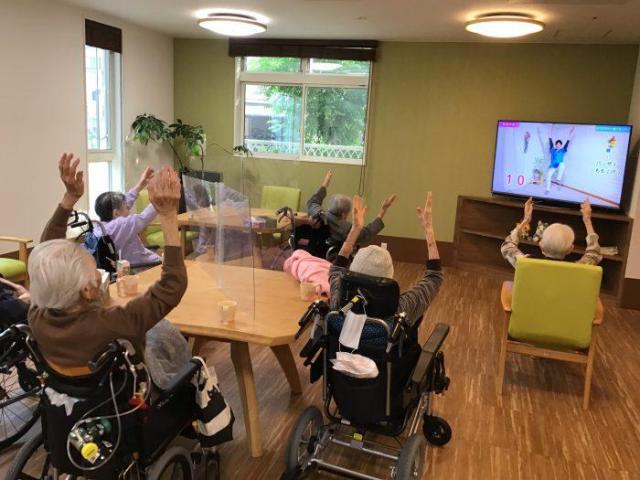 歌体操?楽しんでいらっしゃいます(^_-)-☆