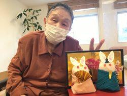 手作り雛人形?と一緒に?