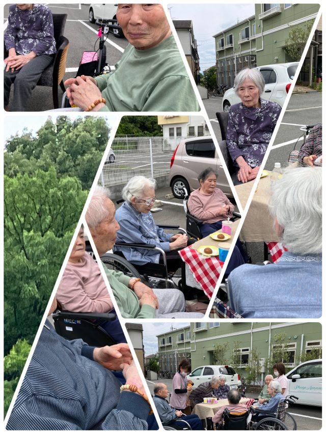 時には、お庭でホーム喫茶🎶