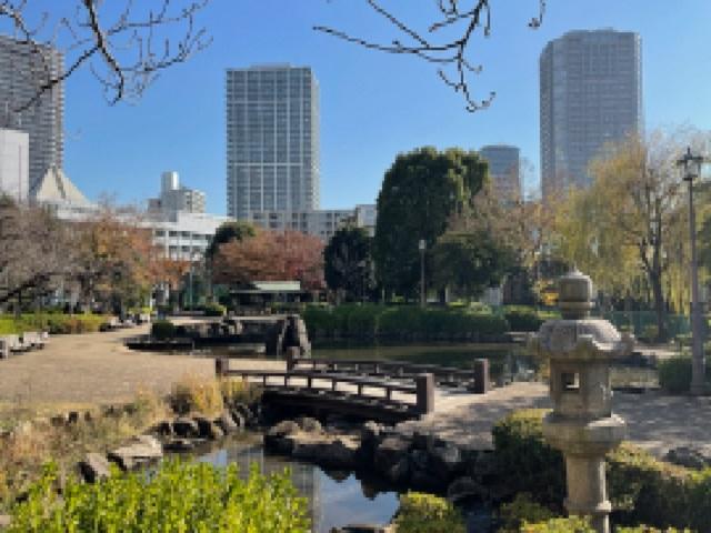 佃公園（首都高速都心環状線「新富町」出口より3分）