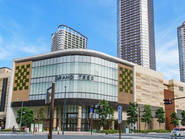 グランツリー武蔵小杉は、駅周辺を代表する大規模商業施設の一つで、大規模な建物内に約160の店舗が揃う複合施設です。