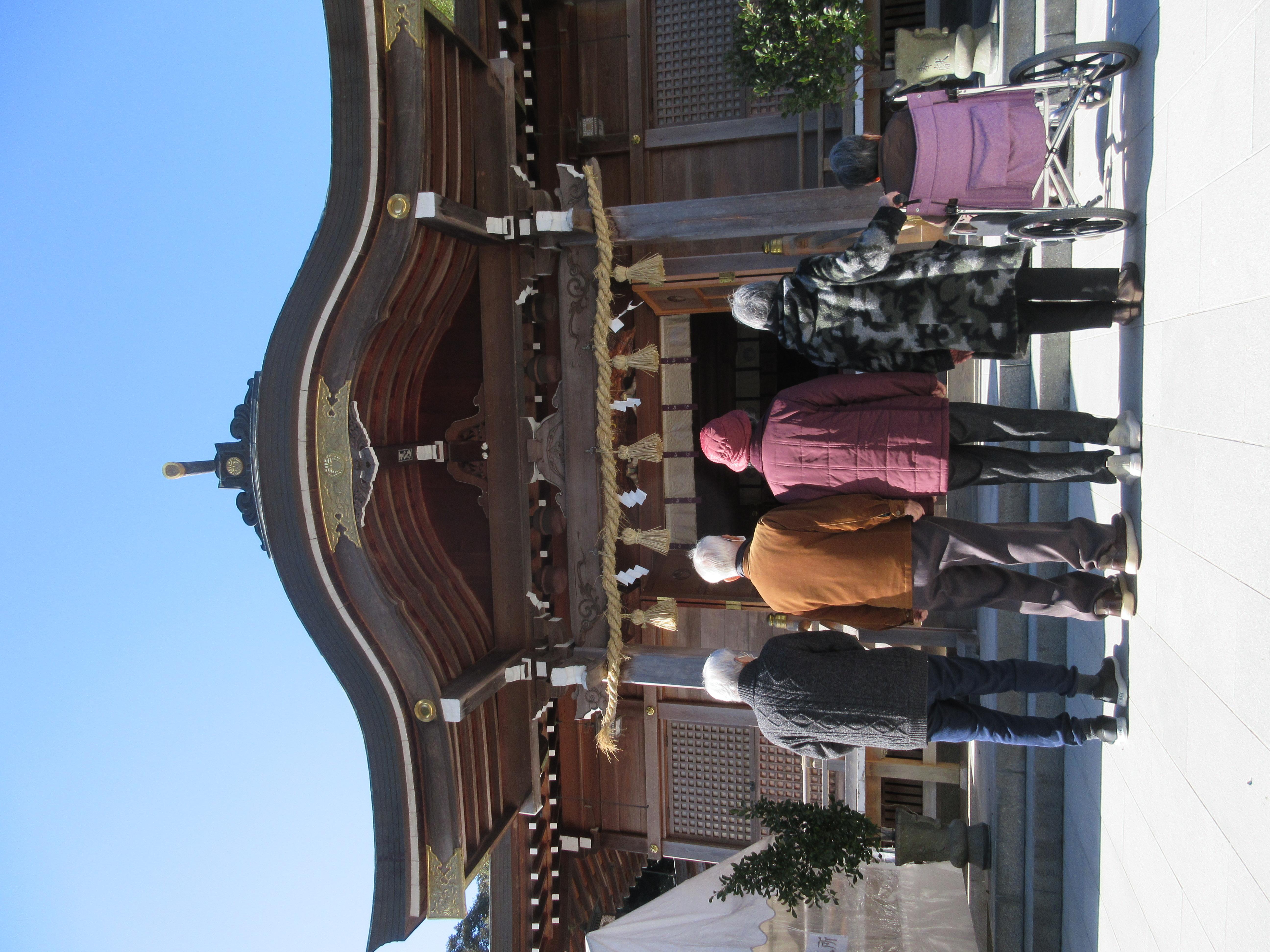 春日神社参拝