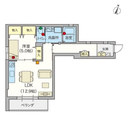 フロアe