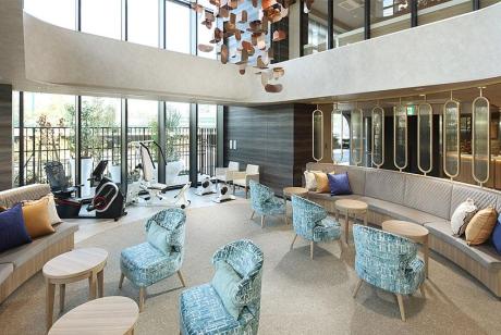 1Fエントランスラウンジ兼機能訓練室