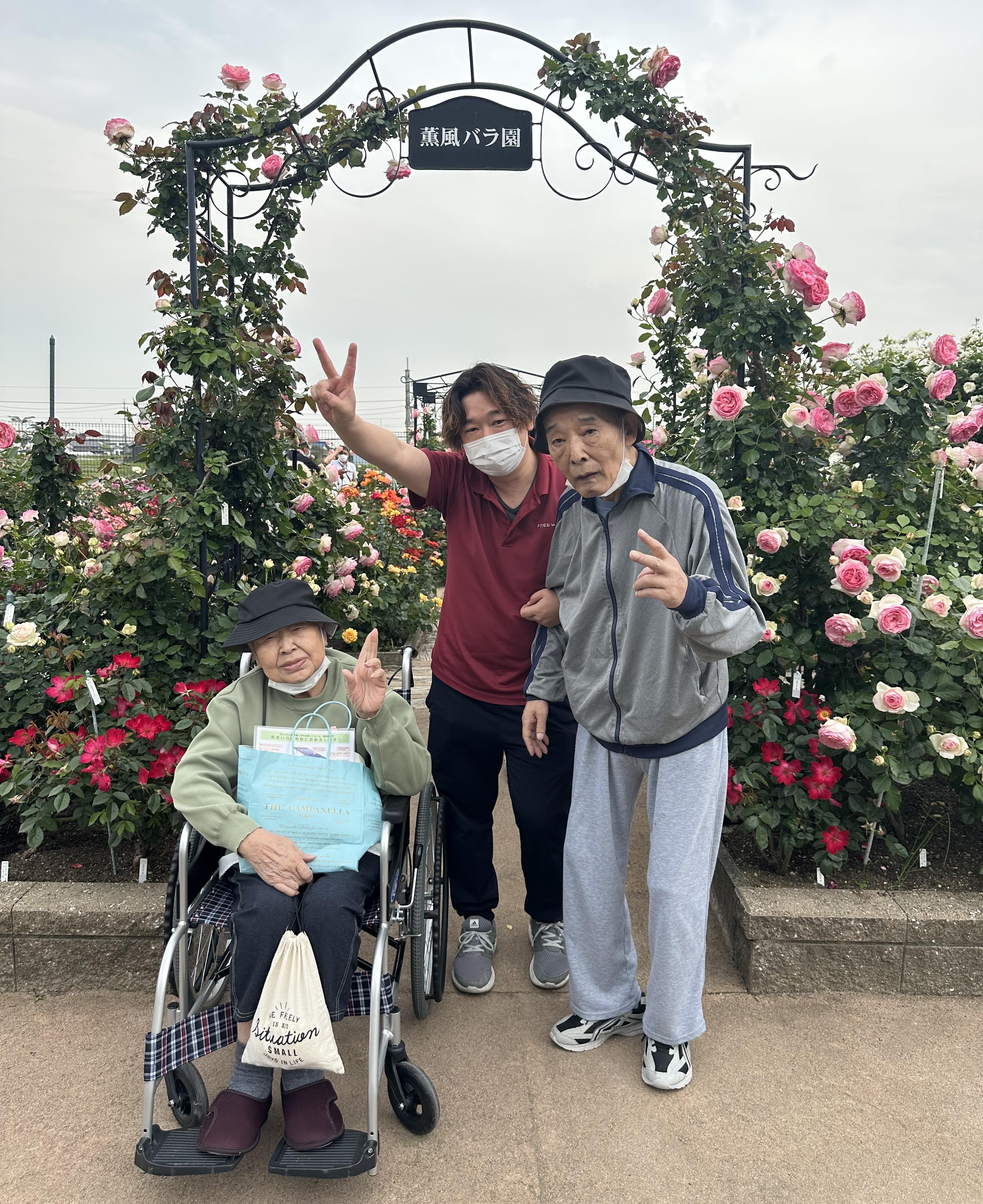 バラ園に行きました🌹