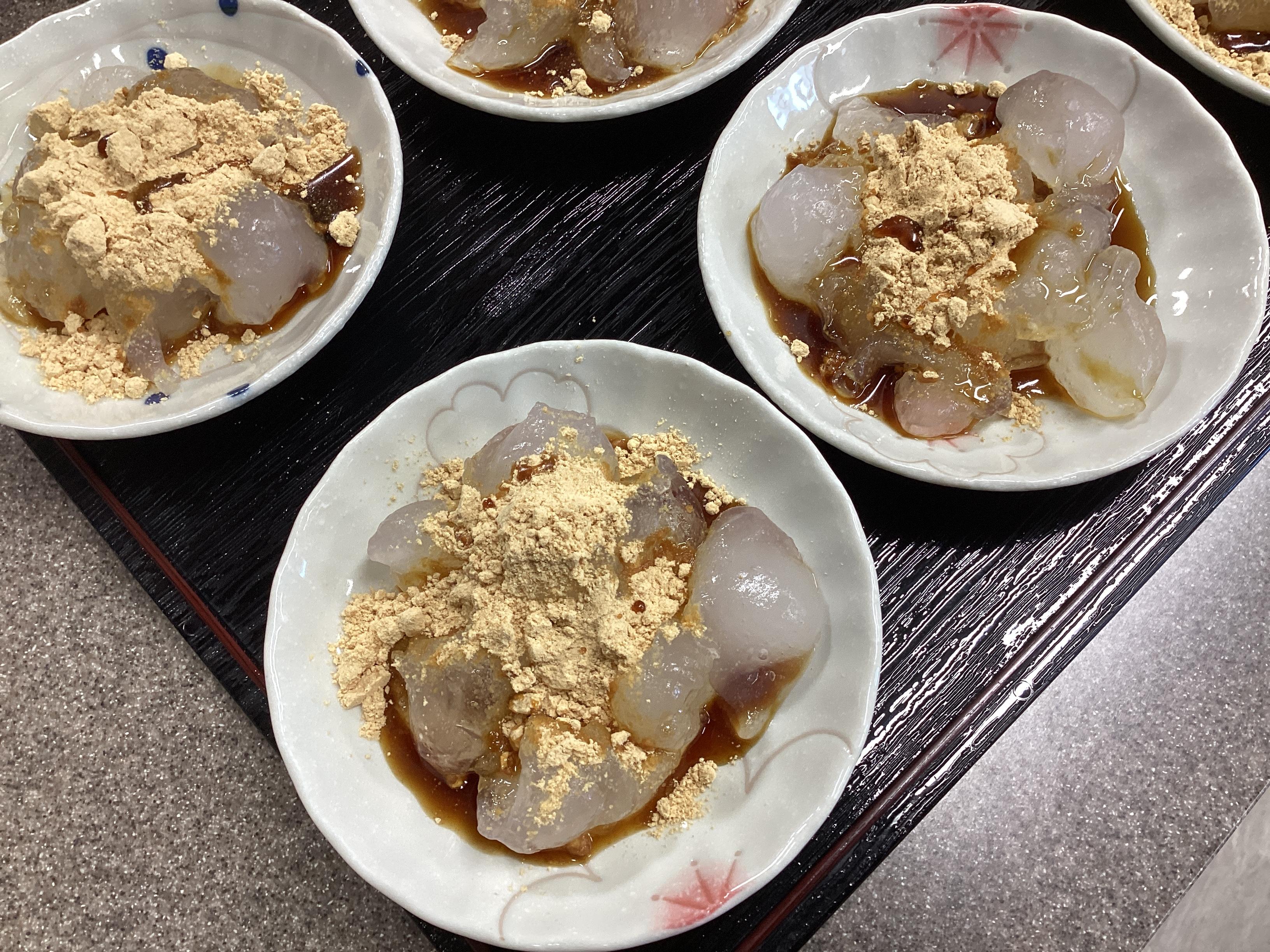わらび餅作りました